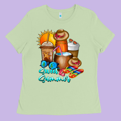 Sweet Summer Ladies Tee Designed By Cowhidedigitalart