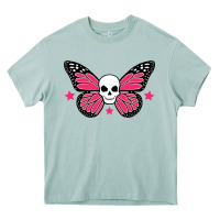 Arona butterfly skull Heavy Core Tee - linhVisuals