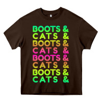 Chocolate Brown edm rave shirt  boots and cats gift Heavy Core Tee - linhVisuals