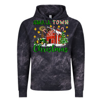 Cloud Black Small Town Christmas Vintage Hoodie - Artiststas