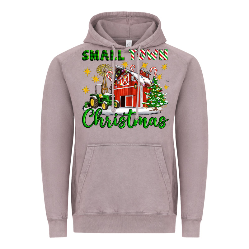 Small Town Christmas Vintage Hoodie by Artiststas | Teevron