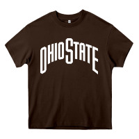 Chocolate Brown OSU, athletics gear Heavy Core Tee - linhVisuals