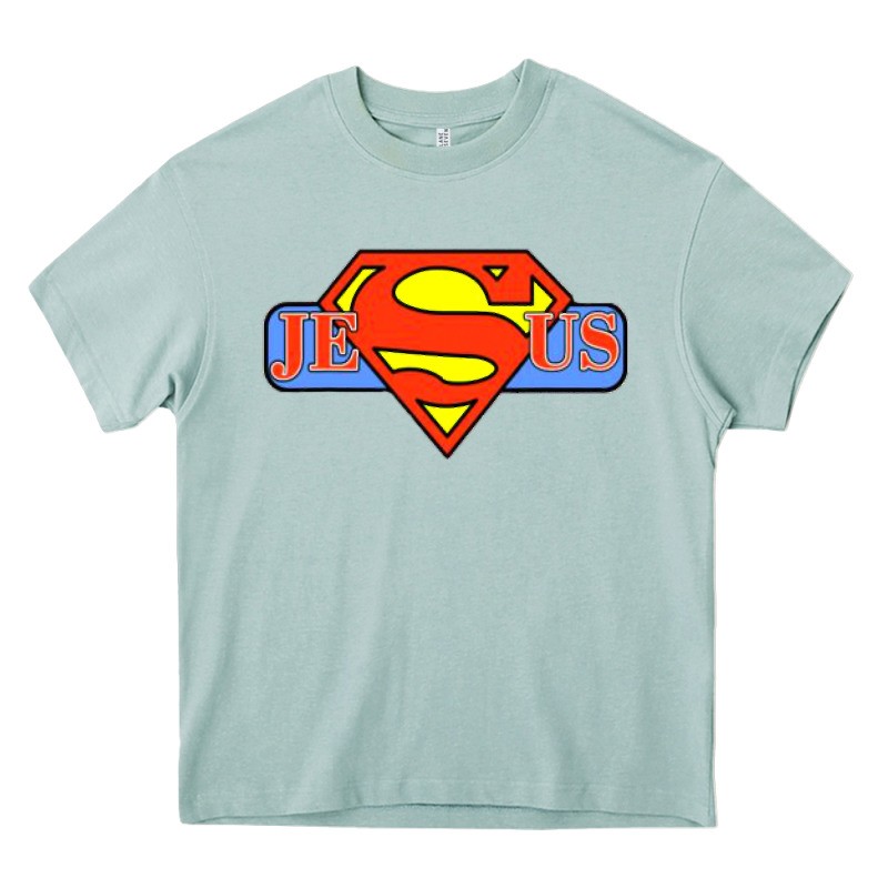 Tshirt My Superhero Is Jesus, Faith Love God Shirt T Shirt Heavy Core Tee by linhVisuals | Teevron