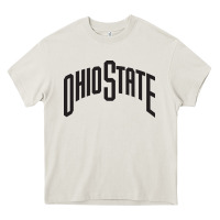 Cream OSU, athletics gear Heavy Core Tee - linhVisuals