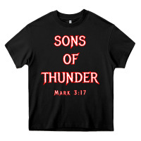 Black sons of thunder zebedee james and john mark 317 bible t shirt Heavy Core Tee - linhVisuals