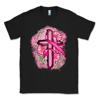 Black breast cancer cross Classic Tee - FaDigitalArtStudio