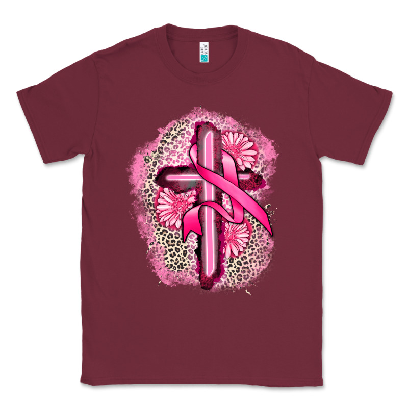 Breast Cancer Cross Classic Tee by FaDigitalArtStudio | Teevron