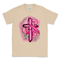 Mushroom breast cancer cross Classic Tee - FaDigitalArtStudio