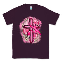 Plum breast cancer cross Classic Tee - FaDigitalArtStudio