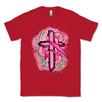 Red breast cancer cross Classic Tee - FaDigitalArtStudio