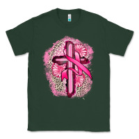 Sports Green breast cancer cross Classic Tee - FaDigitalArtStudio