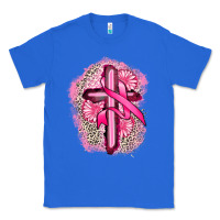 True Royal breast cancer cross Classic Tee - FaDigitalArtStudio
