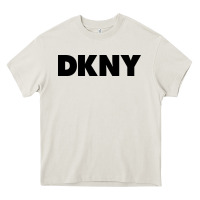 Cream DKNY Heavy Core Tee - linhVisuals