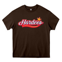 Chocolate Brown Hardee's Heavy Core Tee - linhVisuals