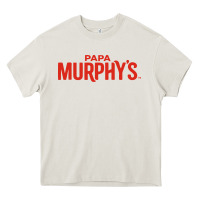 Cream Papa Murphy’s Heavy Core Tee - linhVisuals