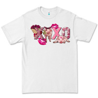 White Valentine's Day Pig Xoxo Premium Tee - FaDigitalArtStudio