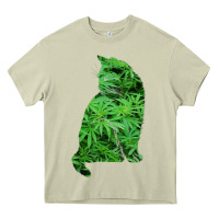 Mossy funny cannabis & cat lover marijuana weed smoker art t shirt Heavy Core Tee - linhVisuals