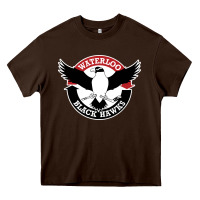 Chocolate Brown waterlooblackhawks Heavy Core Tee - linhVisuals