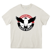 Cream waterlooblackhawks Heavy Core Tee - linhVisuals