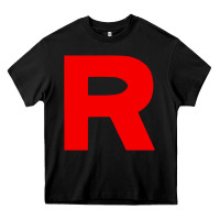 Black team rocket Heavy Core Tee - linhVisuals