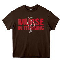 Chocolate Brown funny male nurse murse in training t shirt Heavy Core Tee - linhVisuals