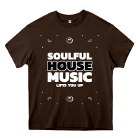 Chocolate Brown soulful house music deep house edm premium t shirt Heavy Core Tee - linhVisuals