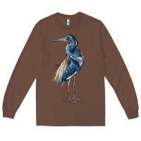 Chestnut Louisiana Heron Long Sleeve Tee - LillyAllenDesigns