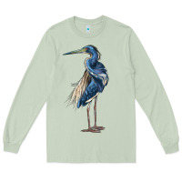 Matcha Louisiana Heron Long Sleeve Tee - LillyAllenDesigns