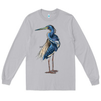 Moon Dust Louisiana Heron Long Sleeve Tee - LillyAllenDesigns