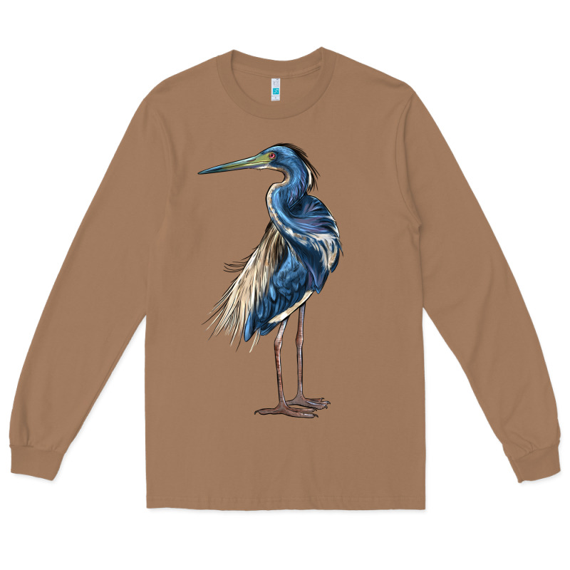 Louisiana Heron Long Sleeve Tee by LillyAllenDesigns | Teevron