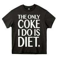 Asphalt the only coke i do is diet Heavy Core Tee - linhVisuals