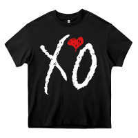 Black xo Heavy Core Tee - linhVisuals
