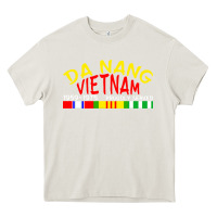 Cream da nang vietnam war veteran military Heavy Core Tee - linhVisuals