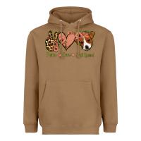 Toasted Coconut Peace Love Jack Russel Heavyweight Hoodie - Jasminsmagicworld