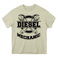 Mossy diesel mechanic Heavy Core Tee - linhVisuals