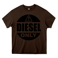 Chocolate Brown Diesel Only Heavy Core Tee - linhVisuals