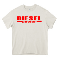 Cream Diesel Power Heavy Core Tee - linhVisuals
