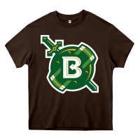 Chocolate Brown Belhaven University Heavy Core Tee - linhVisuals