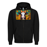 Black autumn baby cow Zipper Hoodie - Jasminsmagicworld