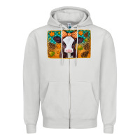 Dove Grey autumn baby cow Zipper Hoodie - Jasminsmagicworld