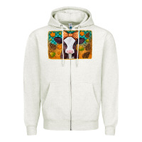 Oatmeal Heather autumn baby cow Zipper Hoodie - Jasminsmagicworld