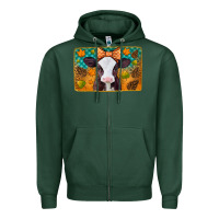 Sports Green autumn baby cow Zipper Hoodie - Jasminsmagicworld