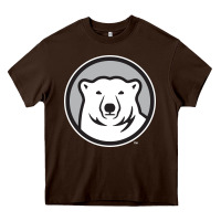 Chocolate Brown bowdoin college Heavy Core Tee - linhVisuals