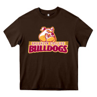 Chocolate Brown brooklyn college Heavy Core Tee - linhVisuals