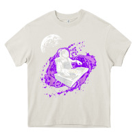 Cream techno astronaut electronic music rave festival raver t shirt Heavy Core Tee - linhVisuals