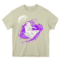 Mossy techno astronaut electronic music rave festival raver t shirt Heavy Core Tee - linhVisuals