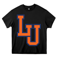 Black langston university lion Heavy Core Tee - linhVisuals