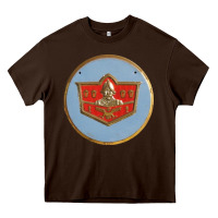Chocolate Brown desoto Heavy Core Tee - linhVisuals