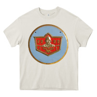 Cream desoto Heavy Core Tee - linhVisuals