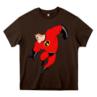 Chocolate Brown incredibles Heavy Core Tee - linhVisuals